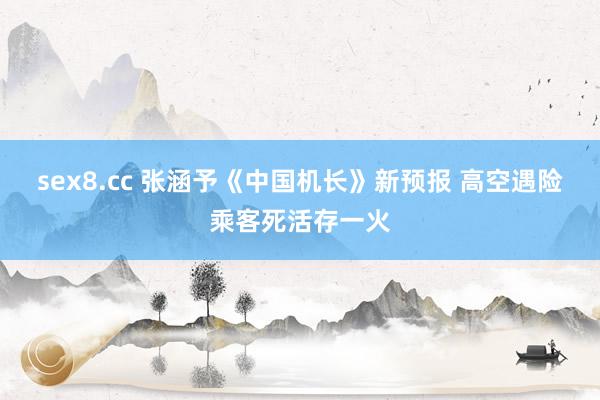 sex8.cc 张涵予《中国机长》新预报 高空遇险乘客死活存一火